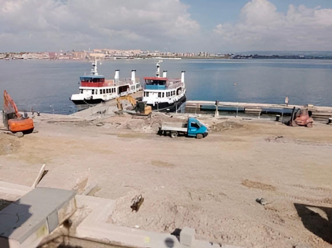 I lavori all'ex banchina Torpediniere a Taranto