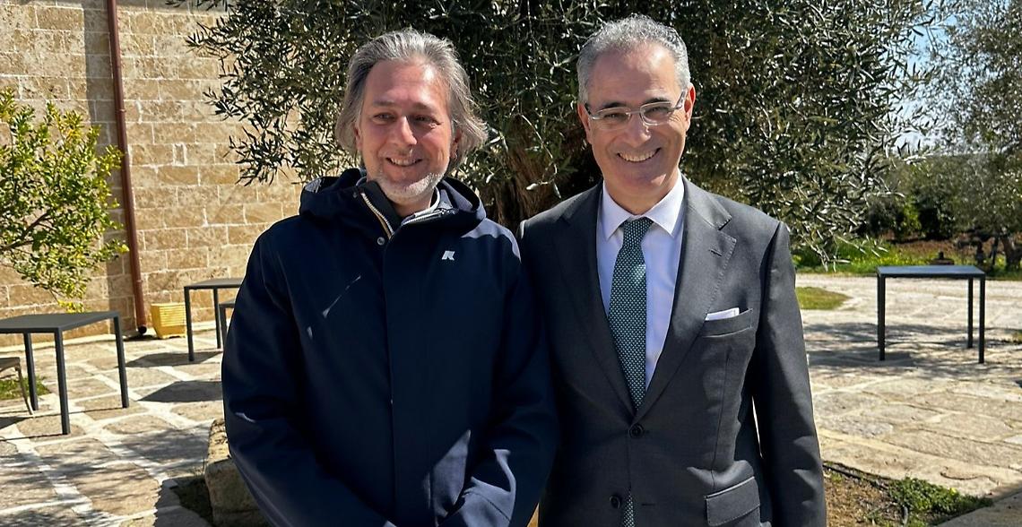 Donato Liuzzi e l'on. Daio Iaia