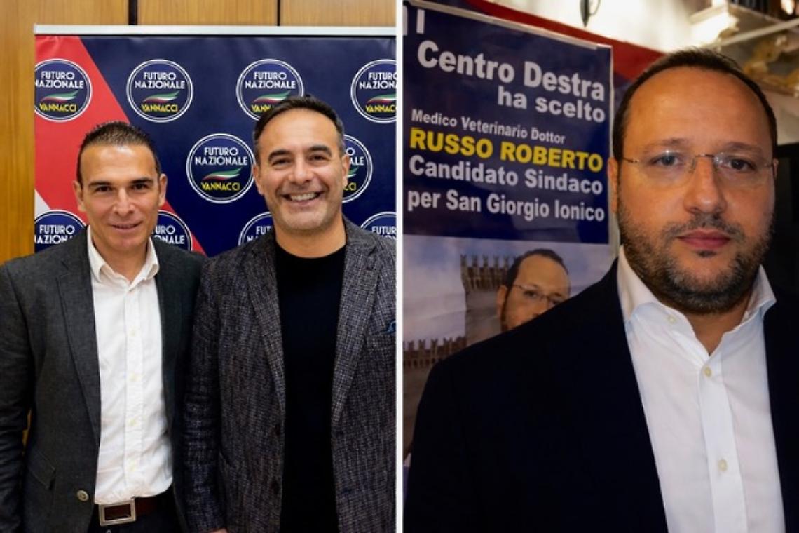 Da sin.: Francesco Battista, Rossano Sasso e Roberto Russo