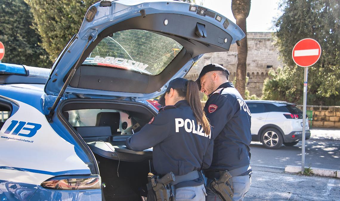 I controlli della Polizia a Taranto