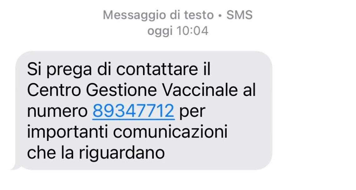 Sms truffa sulle vaccinazioni, allarme della Asl: &ldquo;Non rispondete&rdquo;