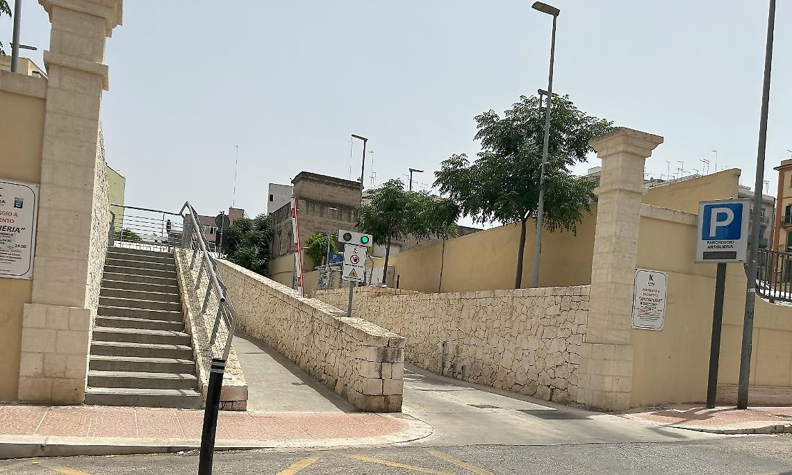 Il parcheggio Artiglieria