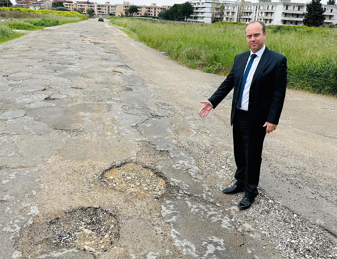 Giampaolo Vietri in via Maestri del Lavoro