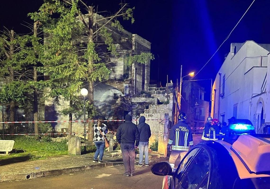 Il crollo a Sanarica - Lecce