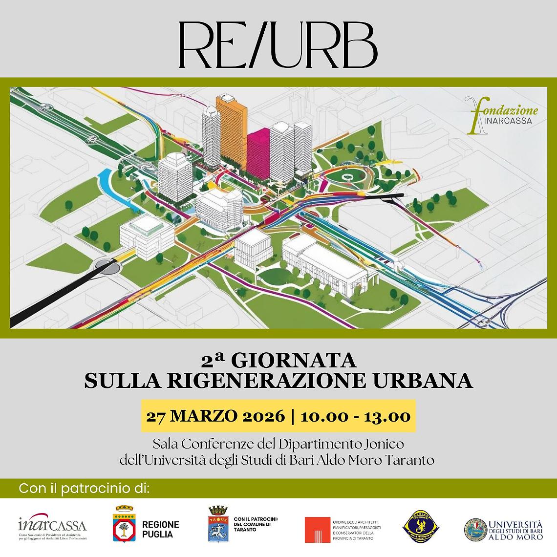 Rigenerazione urbana, 6,5 miliardi in campo: a Taranto il confronto tra istituzioni e tecnici