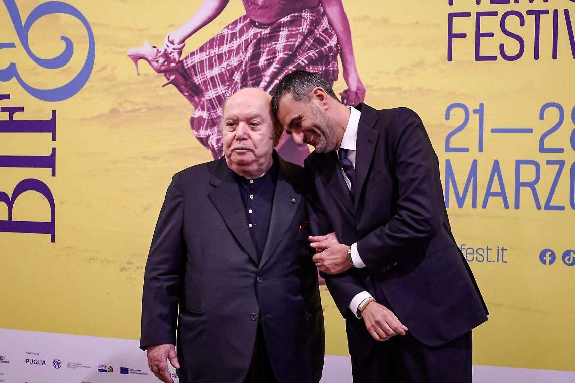 Lino Banfi e Antonio Decaro al Bif&stival