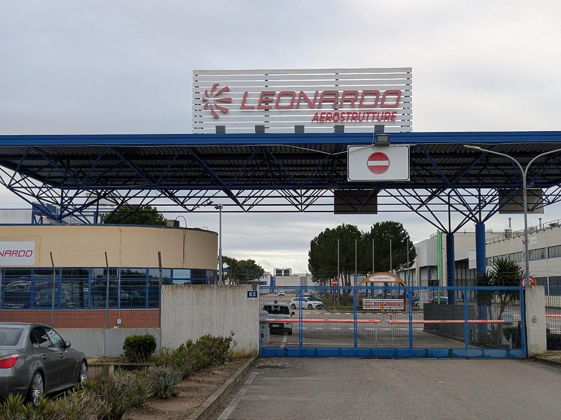 Lo stabilimento Leonardo di Grottaglie