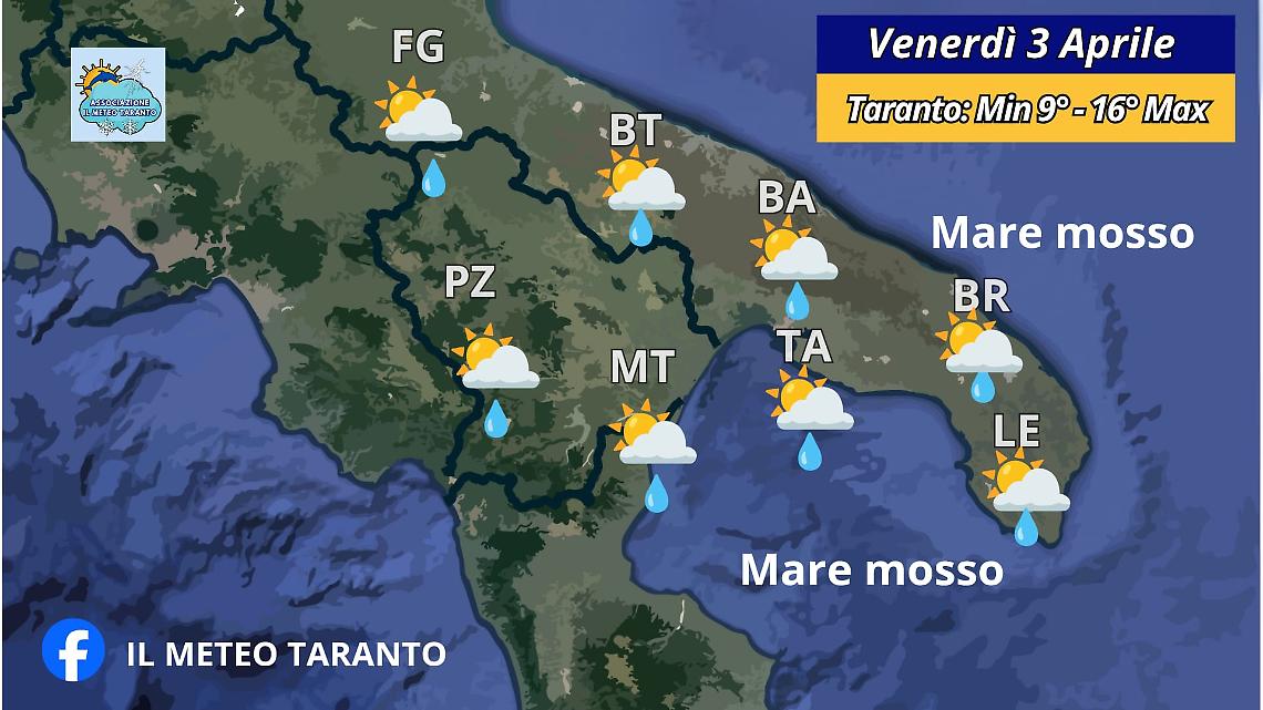 Le previsioni de "Il Meteo Taranto"