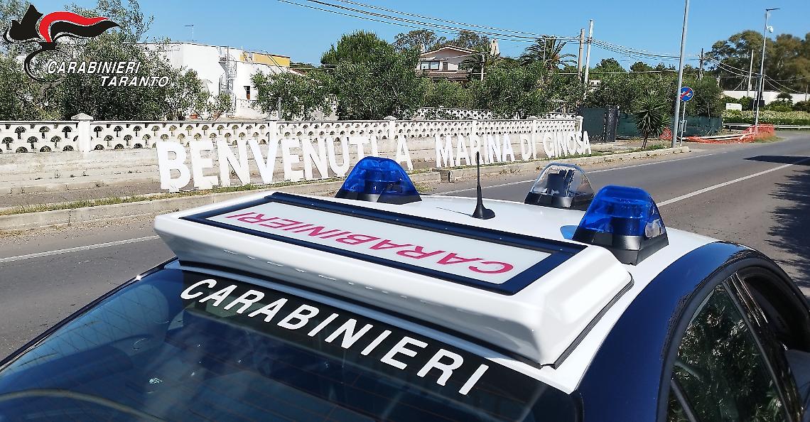 I carabinieri a Marina di Ginosa