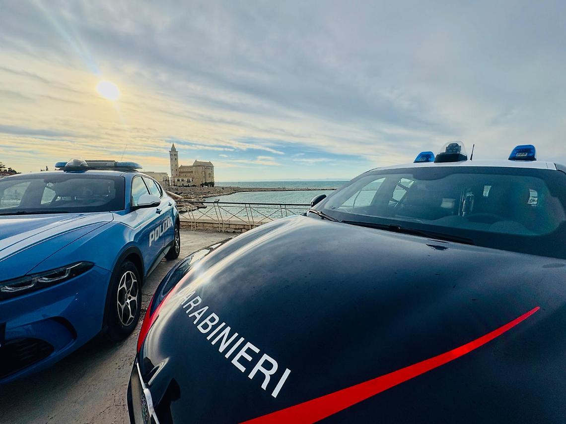 Polizia di Stato e Carabinieri a Trani