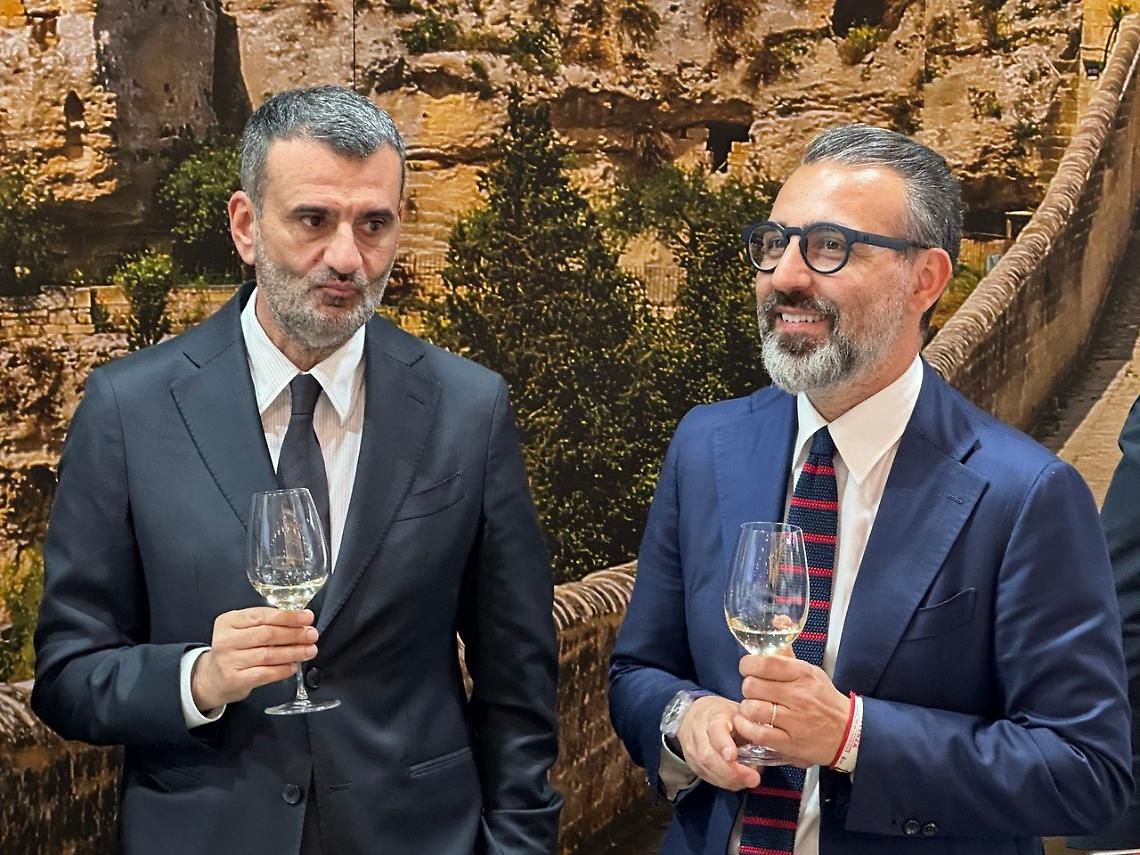 Antonio Decraro e Francesco Paolicelli al Vinitaly di Verona