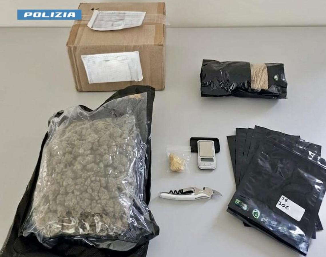 La droga sequestrata