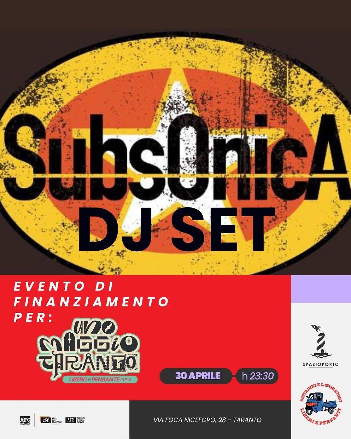 Dj set Subsonica