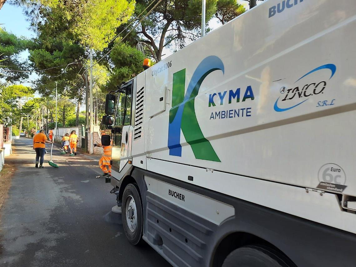 Un mezzo di Kyma Ambiente