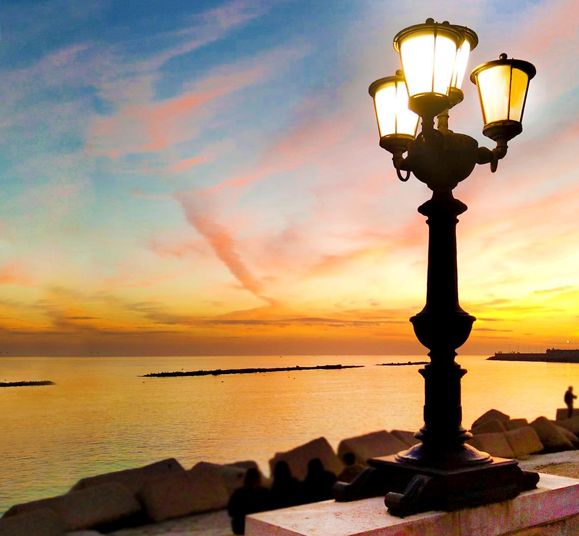 Il lungomare di Bari 