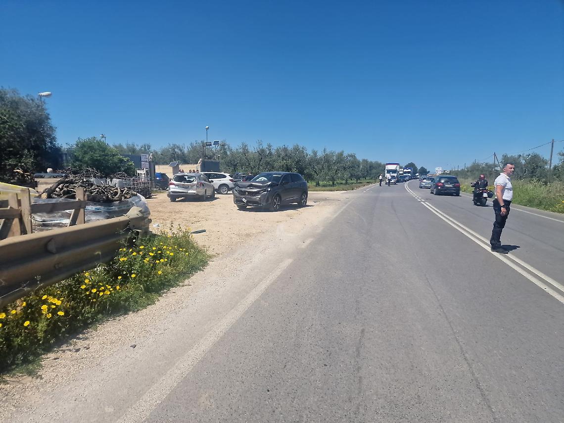 Tamponamento sulla tangenziale di Andria