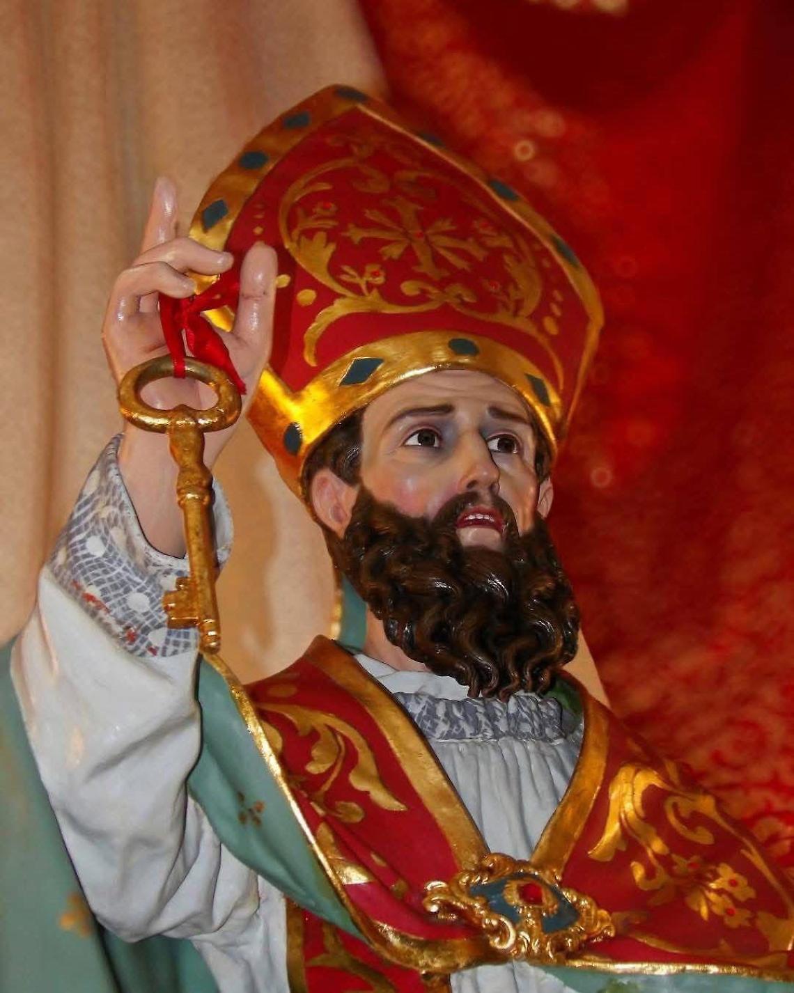 La statua di San Biagio di Avetrana