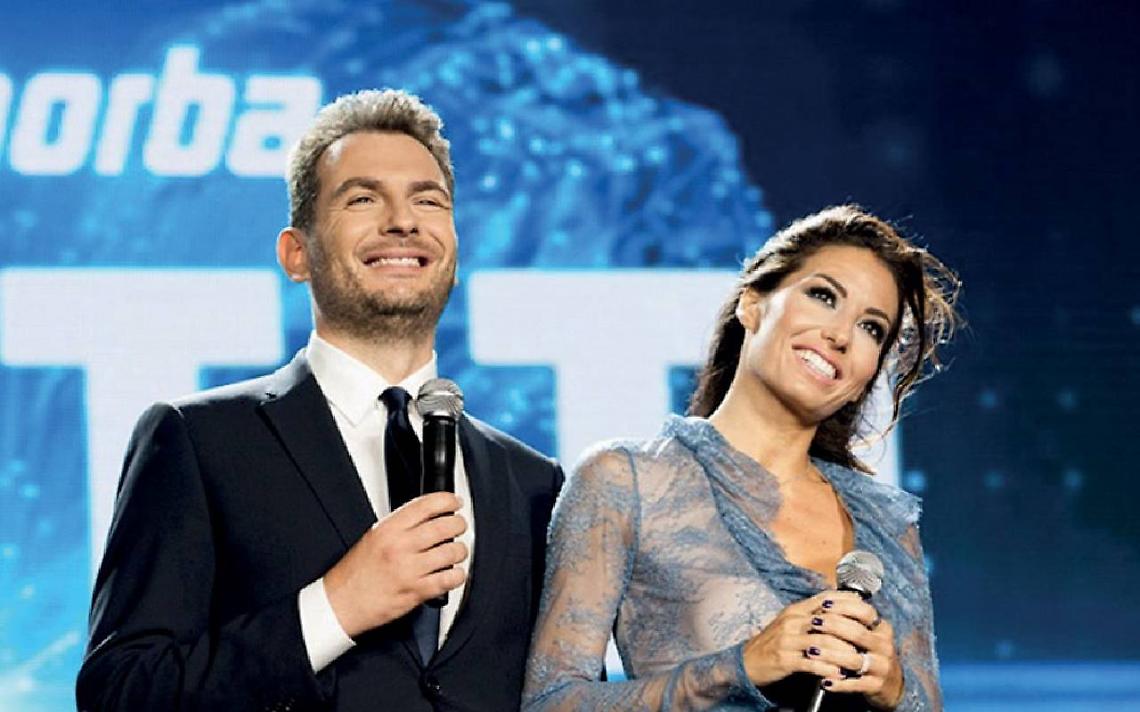 Alan Palmieri ed Elisabetta Gregoracci