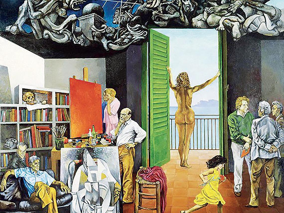 Una delle opere di Renato Guttuso