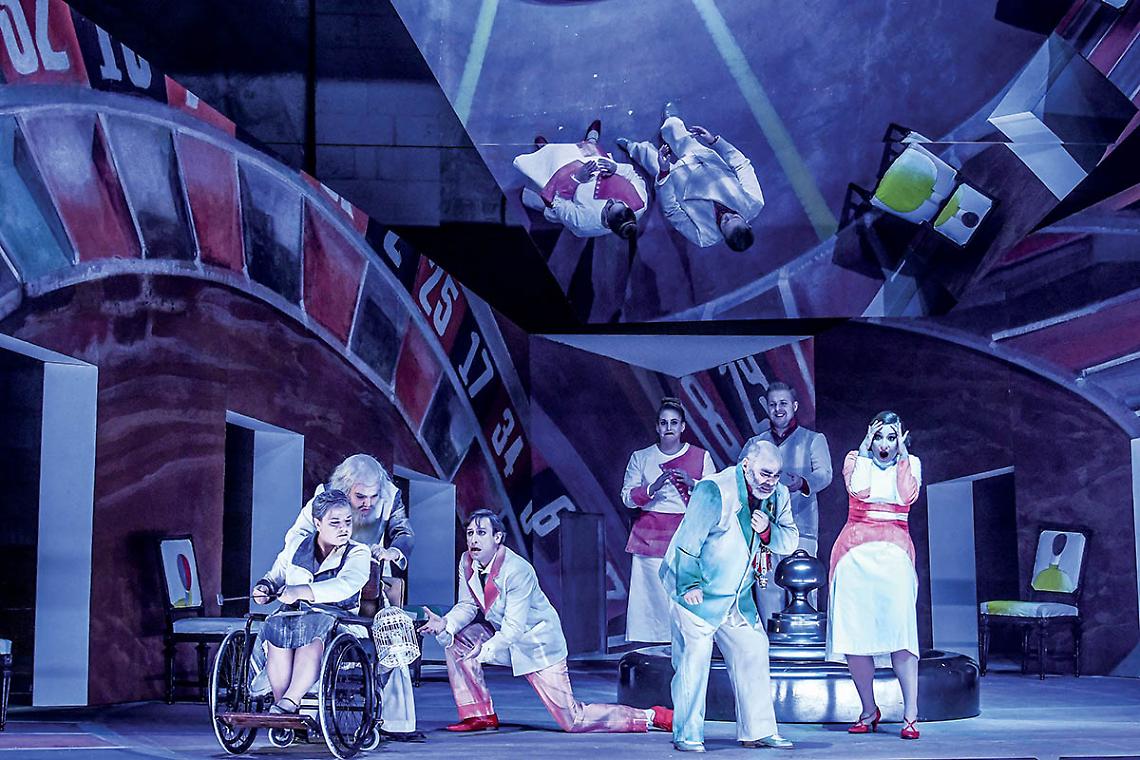 Una foto di scena de “Le joueur”