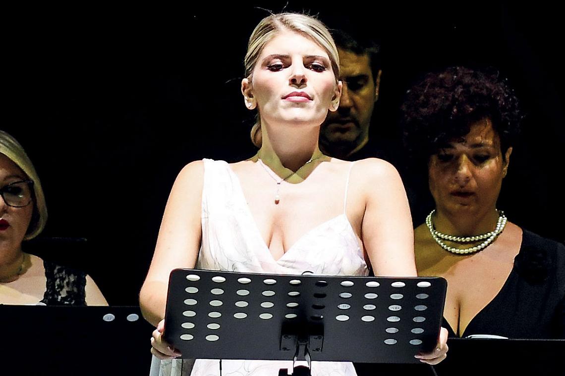 Il soprano tarantino, Giuliana Gianfaldoni (foto Clarissa Lapolla)