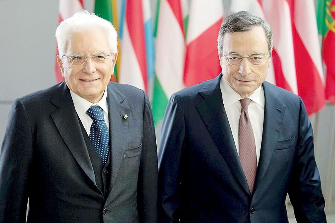 Sergio Mattarella e Mario Draghi