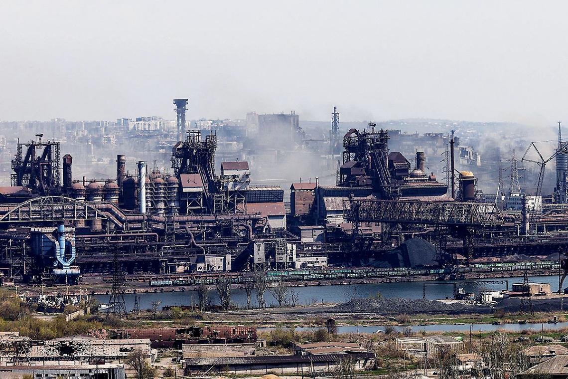 Lo stabilimento siderurgico Azovstal a Mariupol