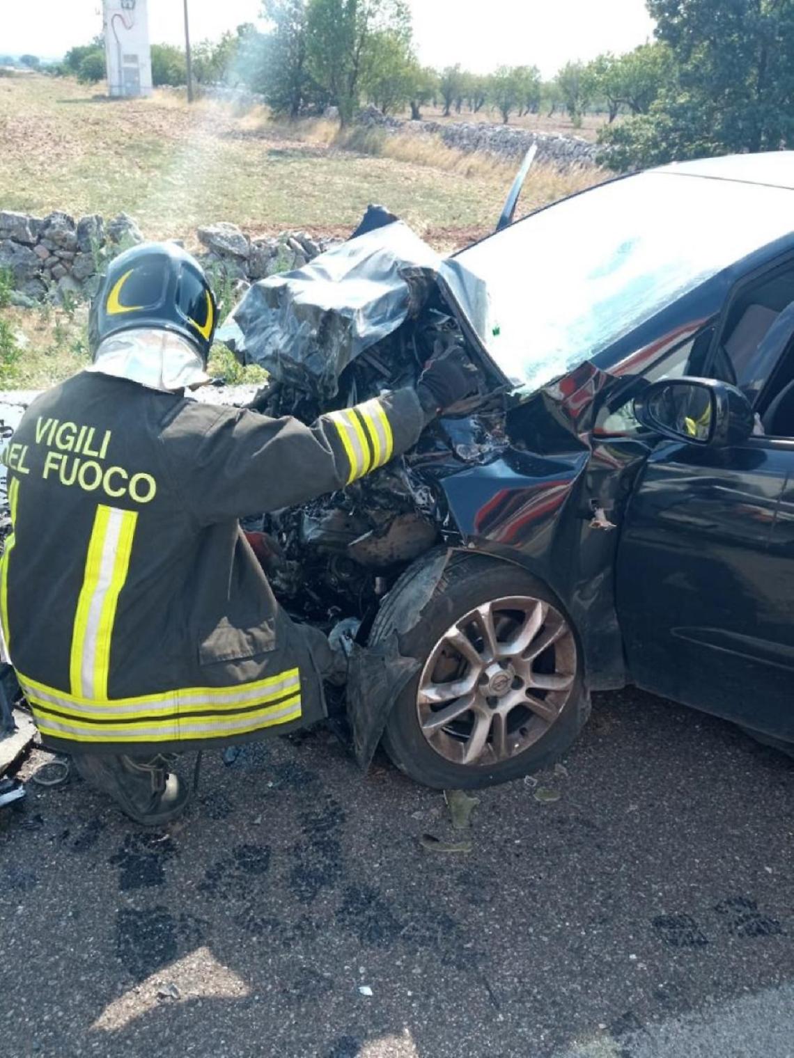Incidente mortale sulla Statale 100 - foto Francesco Manfuso