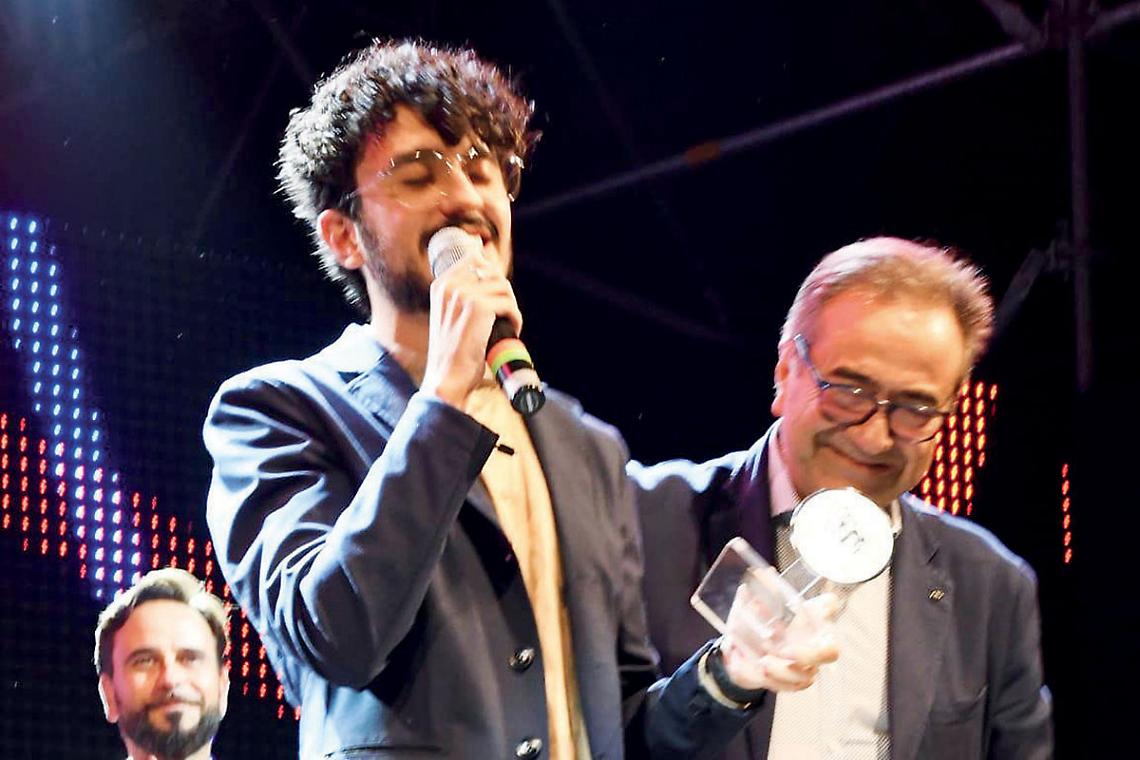 Federico Sanfrancesco, vincitore del Festival