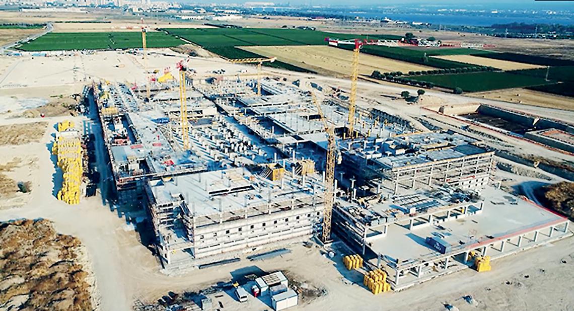 Il cantiere dell'Ospedale San Cataldo