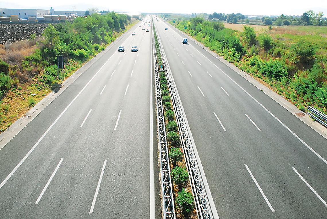 Un tratto di autostrada