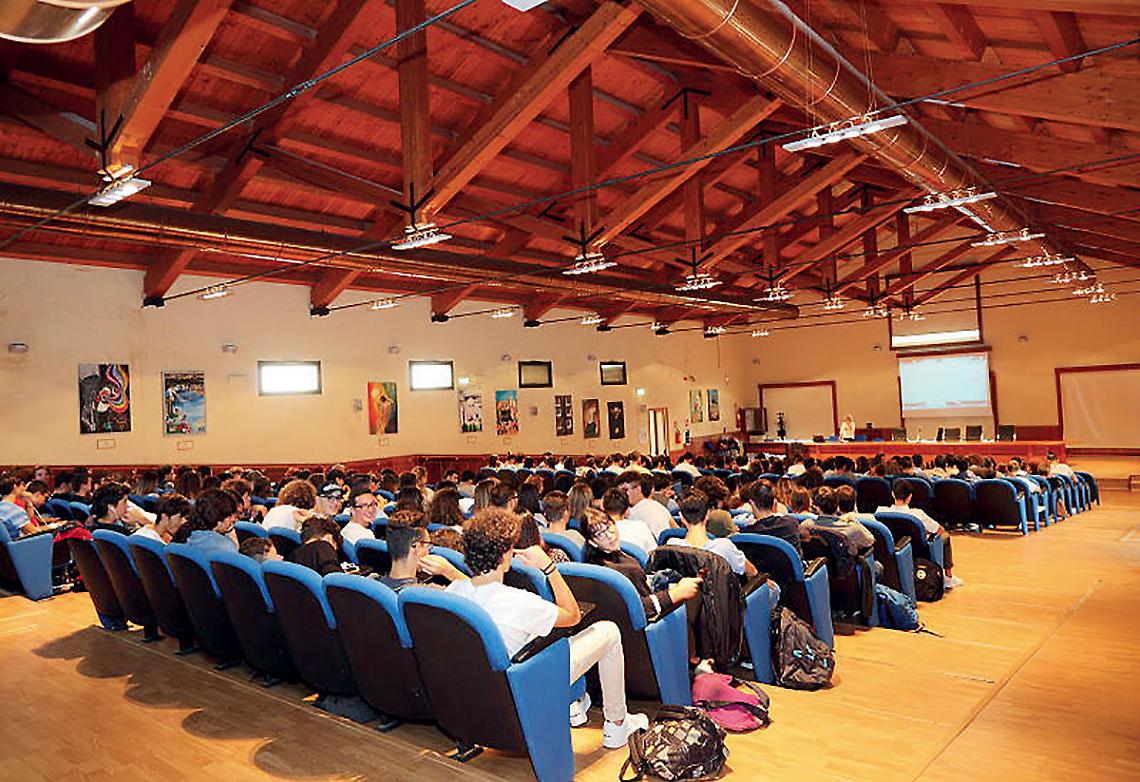 L’aula magna del Dipartimento Jonico dell’Università