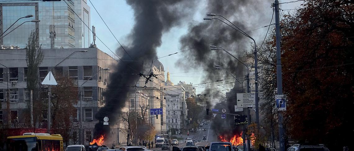 Bombe su Kiev