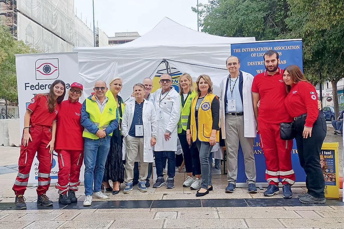 Gli screening visivi organizzati dal Lions Falanto