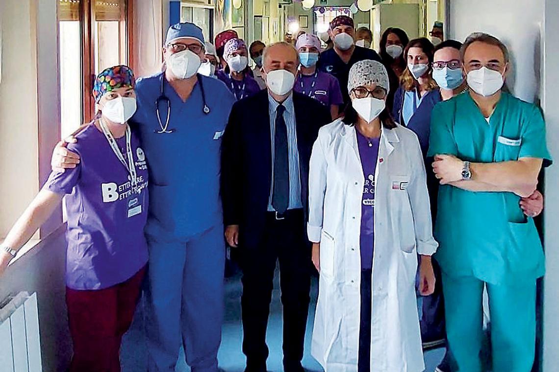 Il team dell’Unità di Terapia Intensiva Neonatale