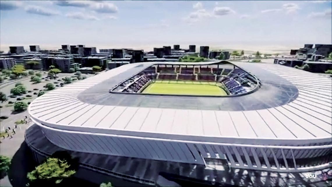 Il progetto del nuovo stadio “Erasmo Iacovone” di Taranto