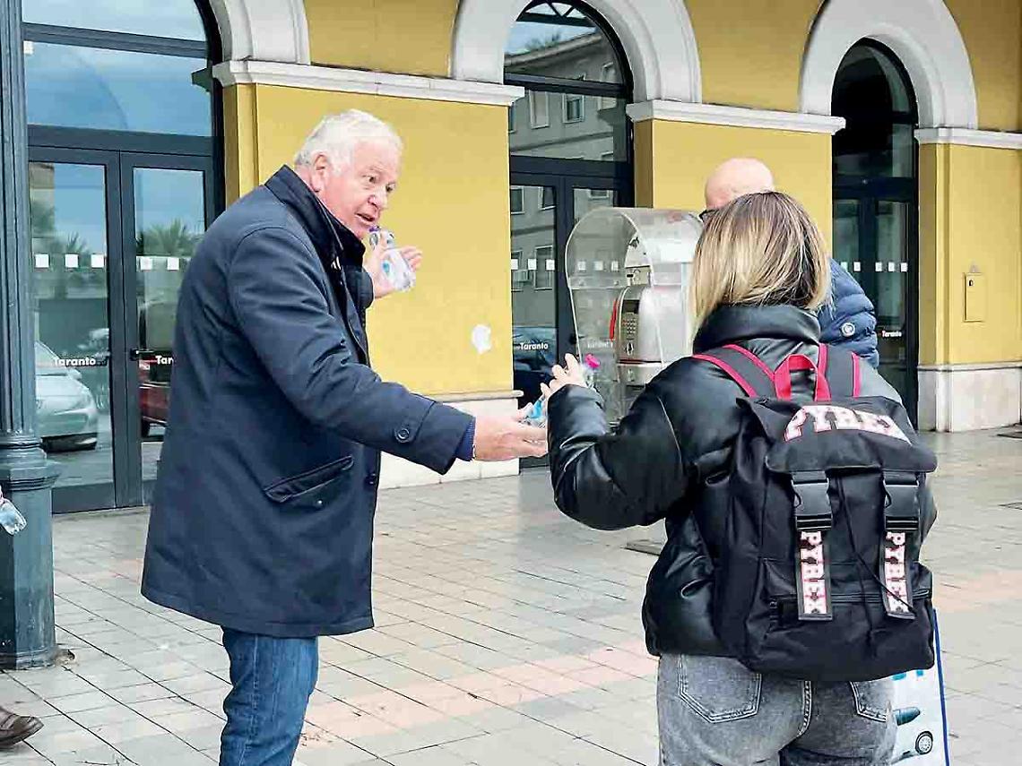 La protesta di Vincenzo Di Gregorio