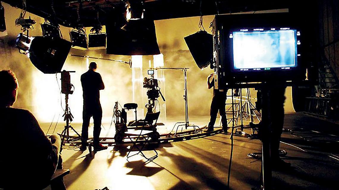 Un set cinematografico