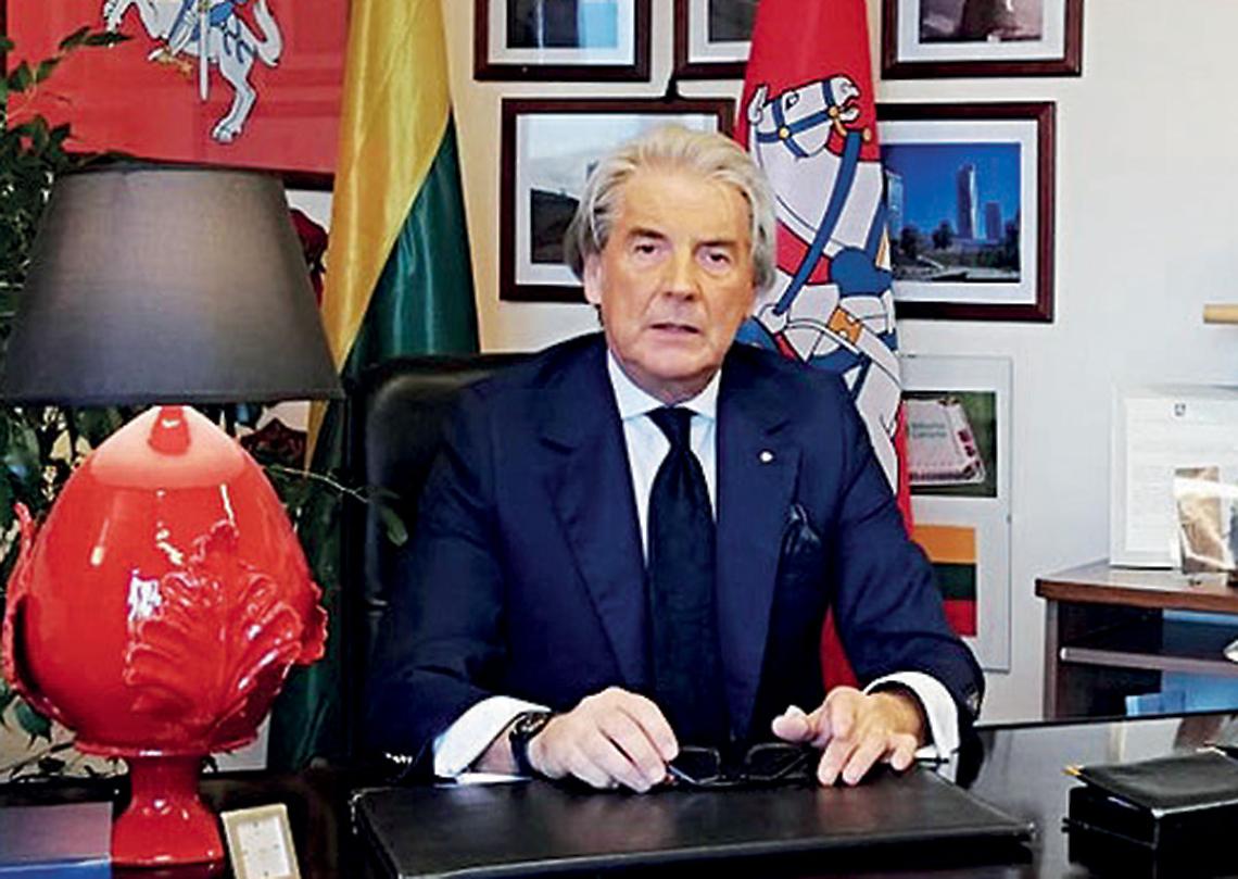 Giuseppe Saracino, Console della Repubblica di Lituania di Puglia e Basilicata