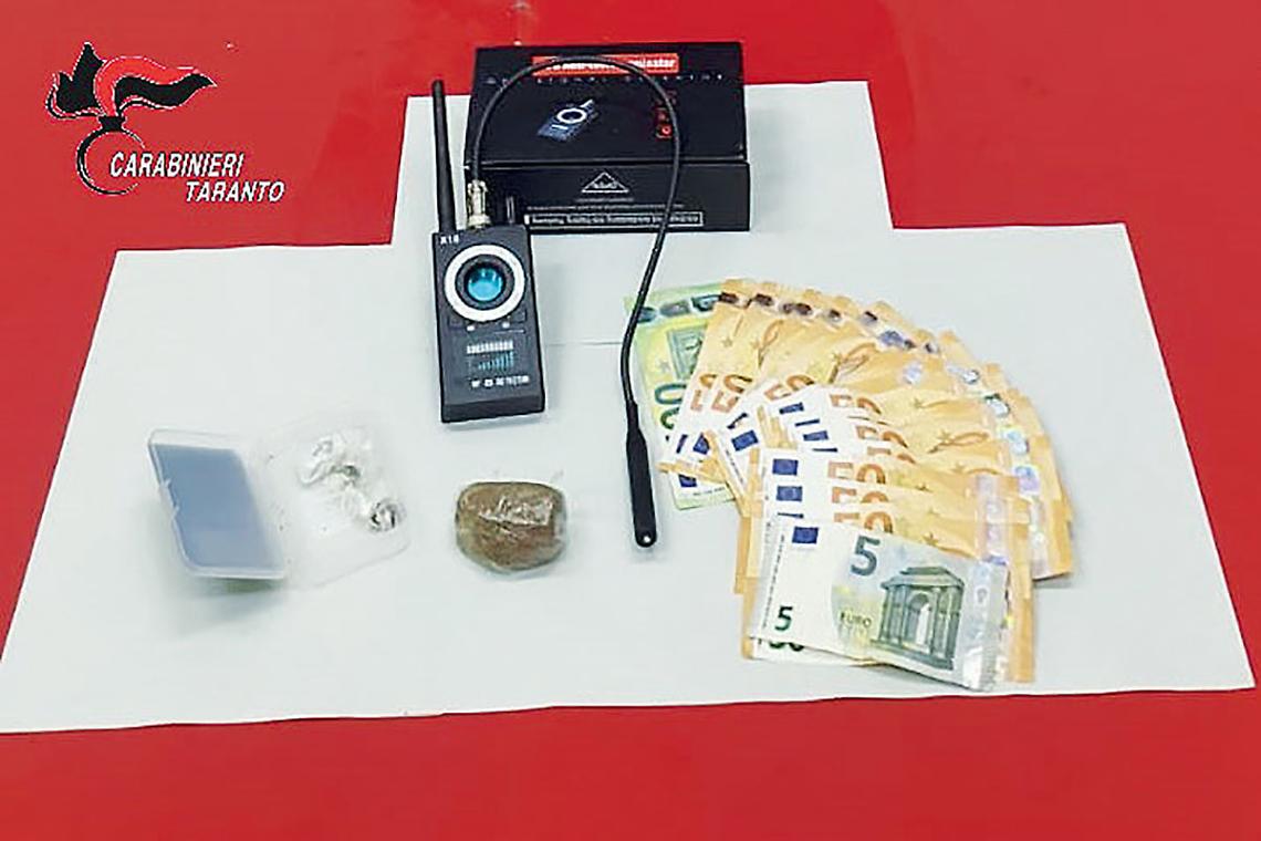 Sequestrati soldi e droga