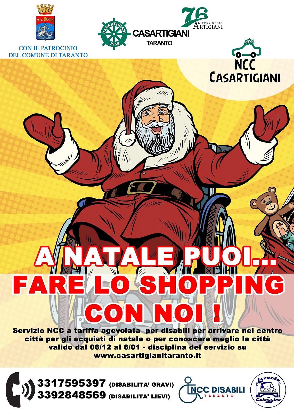 Trasporti a tariffa agevolata per lo shopping delle persone con disabilit&agrave;