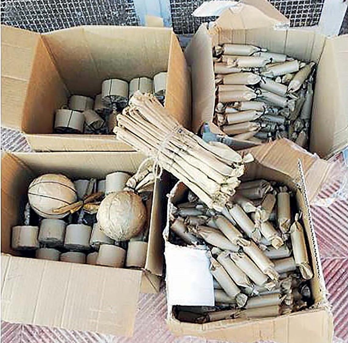 I botti di Natale sequestrati
