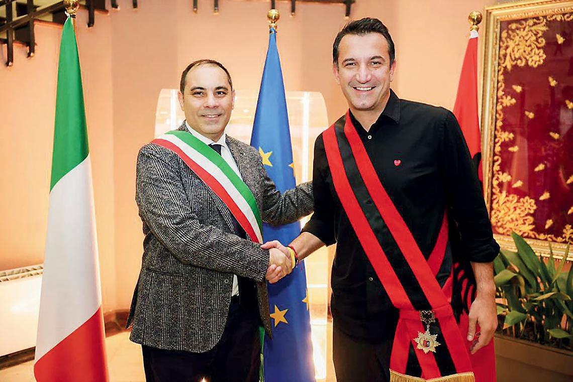 Rinaldo Melucci e il Sindaco di Tirana Erion Veliaj