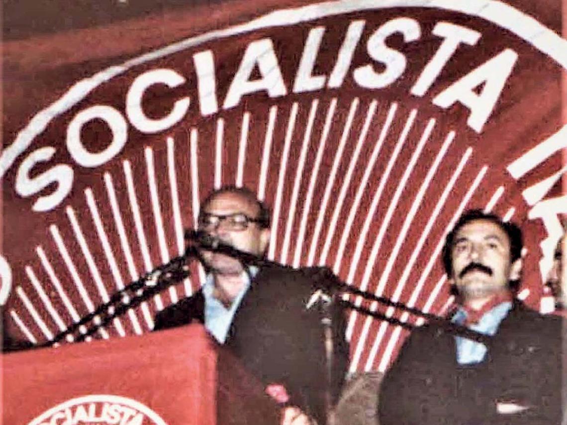 Una foto storica di Bettino Craxi