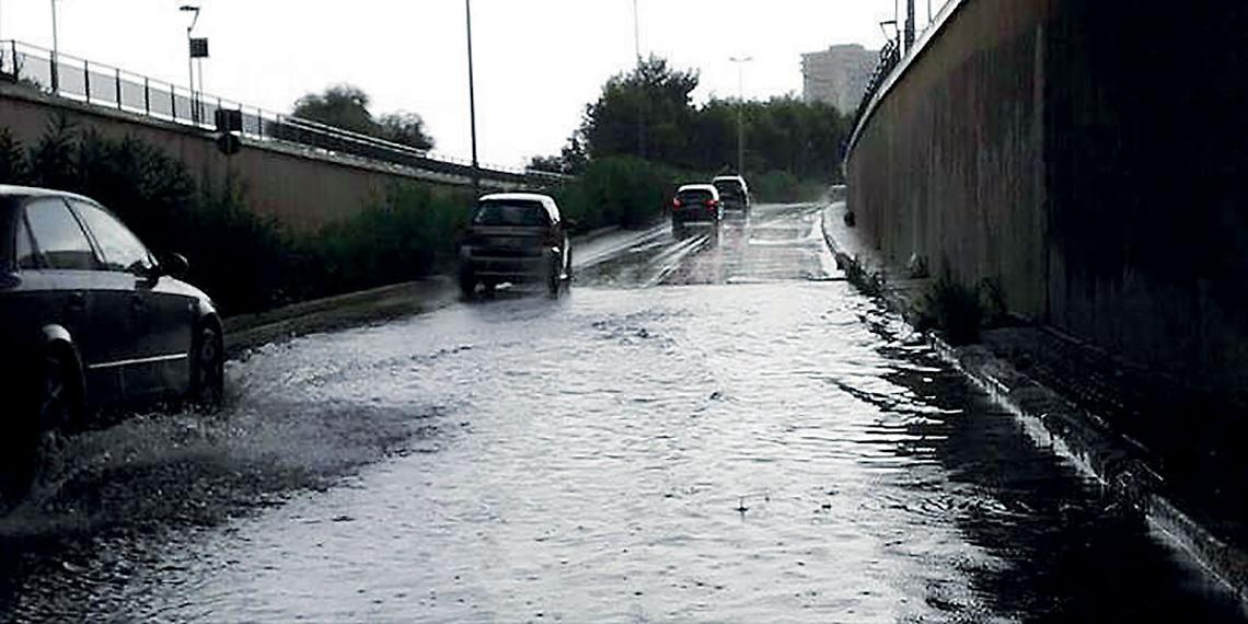 Allagamento in via Ancona