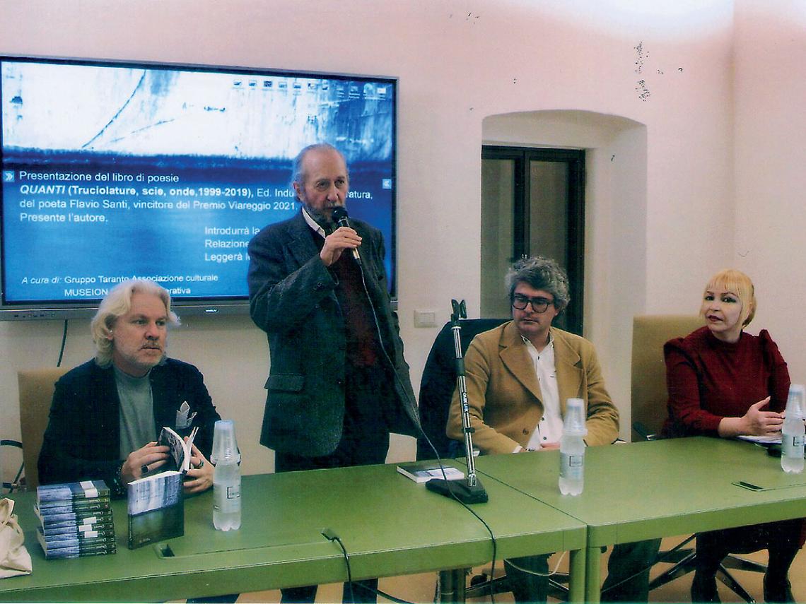 Da sinistra. l’assessore Fabiano Marti, Aldo Perrone, Flavio Santi e Barbara Gortan