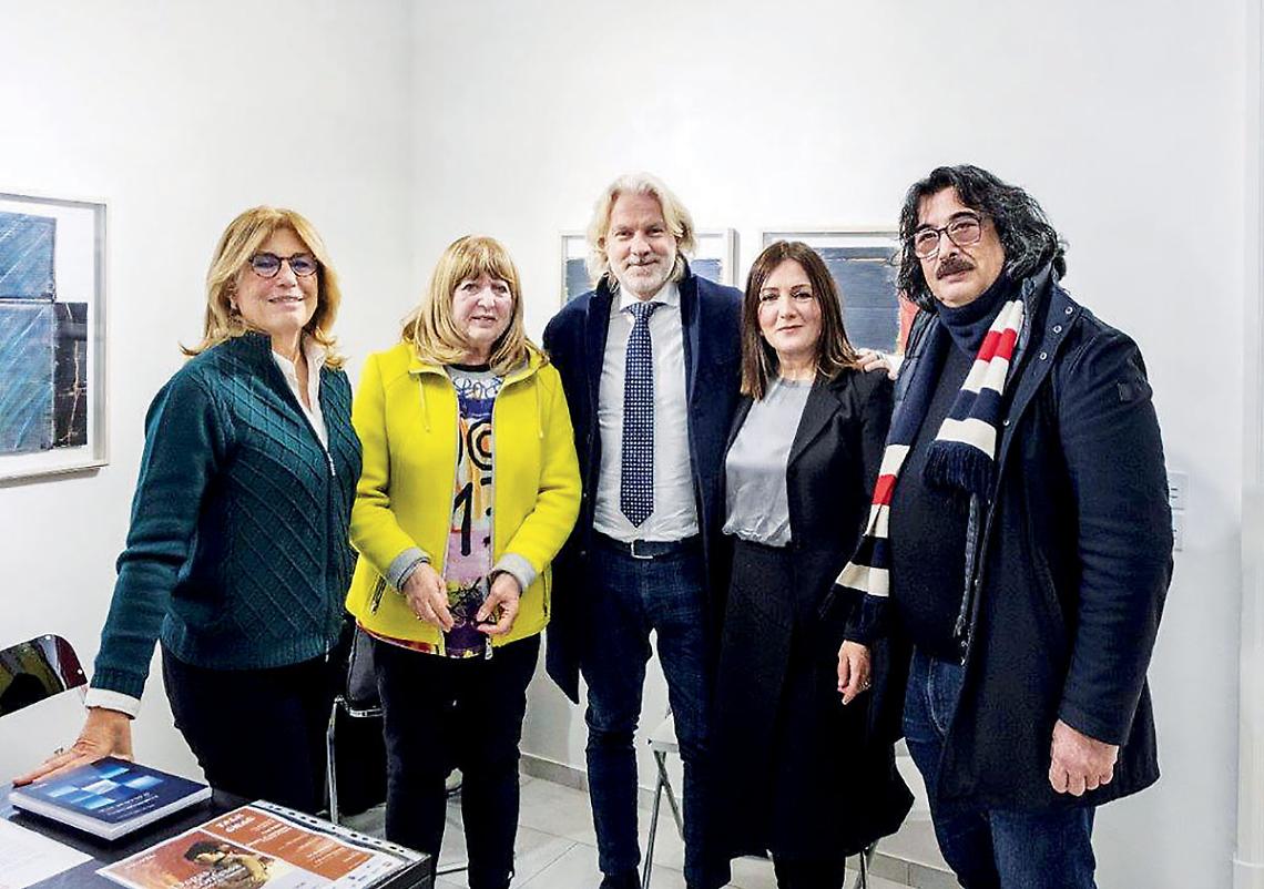 Da sinistra: Patrizia De Luca, Anna D’Elia, Fabiano Marti, Tiziana Risolo e Giulio De Mitri