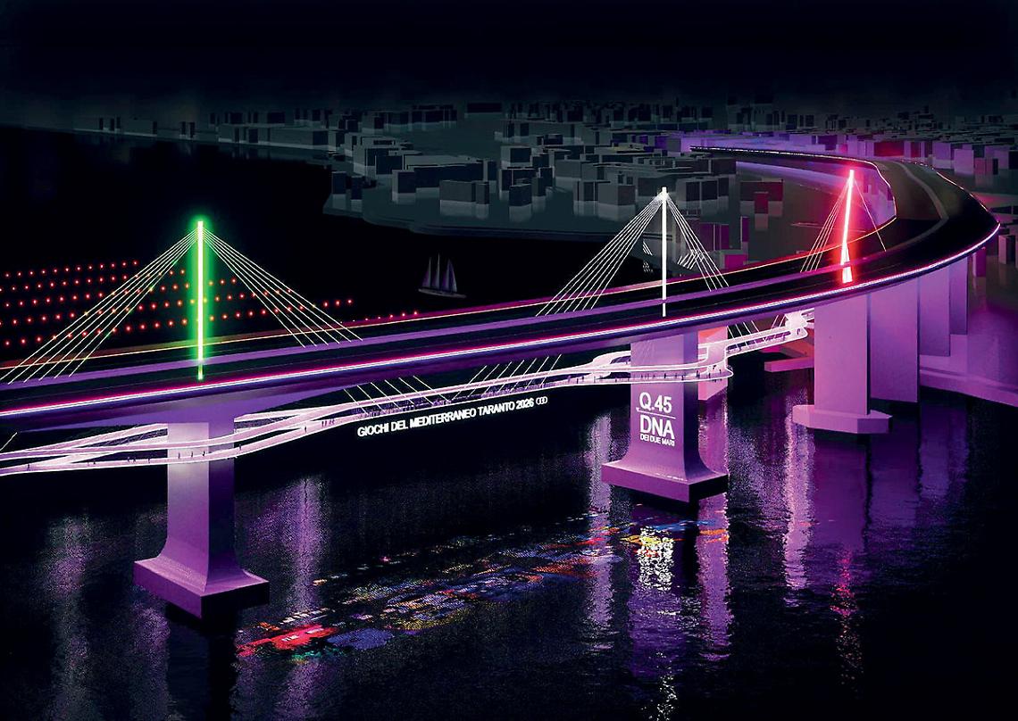 Un rendering del progetto per il camminamento sul Punta Penna