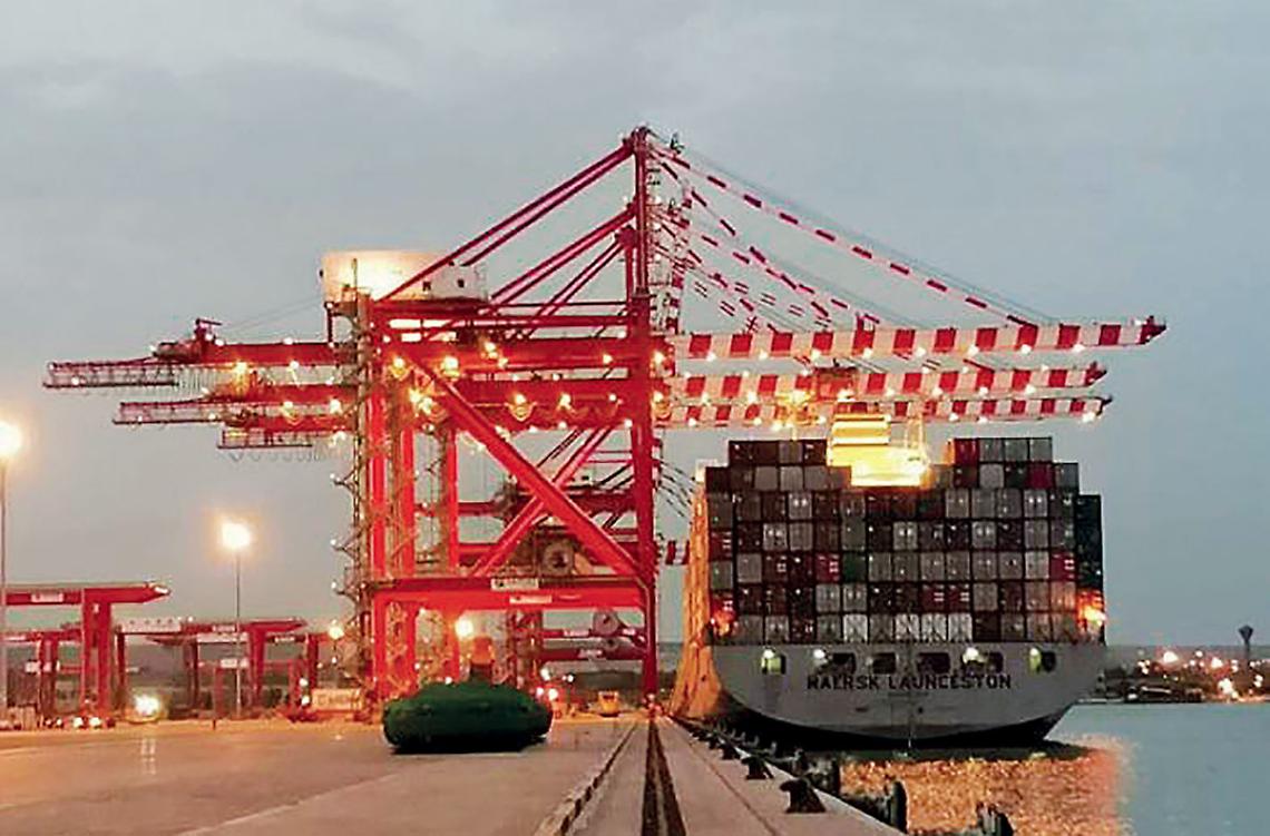 Terminal container al porto