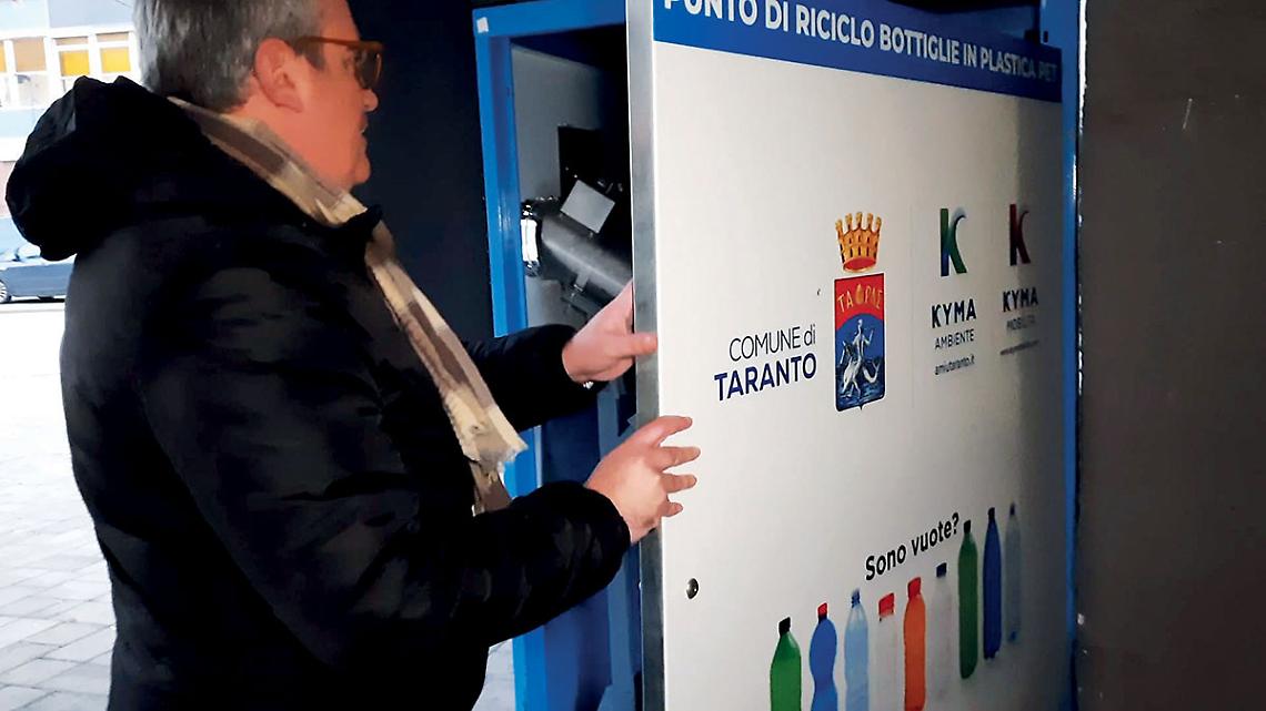 Il sopralluogo del presidente di Kyma Ambiente Giampiero Mancarelli